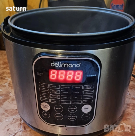мултикукър Delimano 18 в 1 втора употреба , снимка 2 - Мултикукъри - 53112802