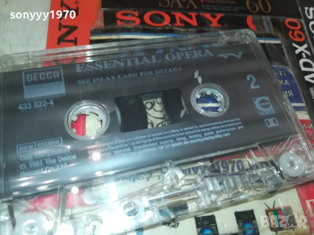 ESSENTIAL OPERA-ORIGINAL TAPE 0308251738, снимка 3 - Аудио касети - 51237654