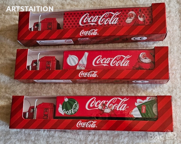 Нови камиончета на Coca-Cola, детски порцеланови сервизи, чаши и меки играчки 