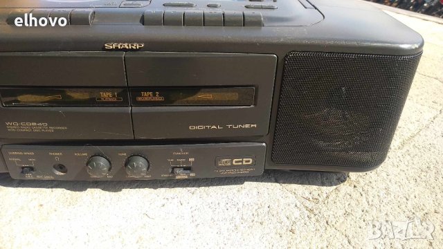 Радиокасетофон SHARP WQ-CD240, снимка 6 - Радиокасетофони, транзистори - 42076962