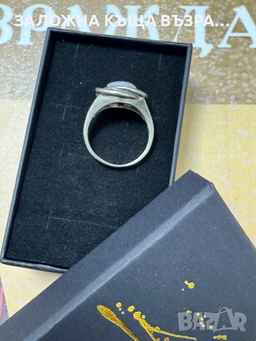 Сребърен Пръстен - 14 Карата, снимка 4 - Пръстени - 52330178