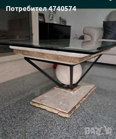 Дизайнерска масичка за кафе , снимка 2 - Маси - 53635861