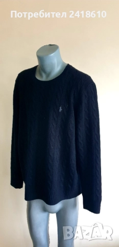 POLO Ralph Lauren Cable Wool / Knit Mens Size 2XL  ОРИГИНАЛ! Мъжки Пуловер!, снимка 14 - Пуловери - 52682682