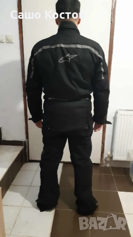 Текстител мото екип от две части ALPINESTARS, снимка 2 - Спортни дрехи, екипи - 52489966