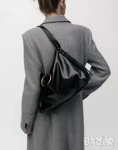 Чанта на Zara с метален детайл 👛, снимка 3 - Чанти - 53840006