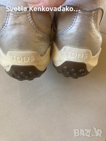 Спортни обувки Tod’s кожени , снимка 3 - Маратонки - 40876121