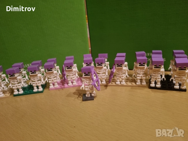 Lego Minecraft скелет минифигура -25бр, снимка 2 - Конструктори - 51871889