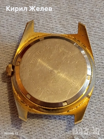 Стар механичен часовник мъжки HUDSON позлатен работи иска почистване 51439, снимка 8 - Антикварни и старинни предмети - 52362494