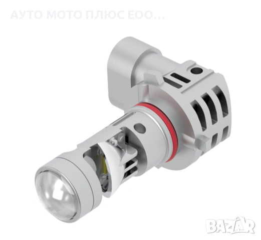 LED диодни крушки за фарове с Лупа - 9005 CANBUS, 12V, 40W, 12 400LM, снимка 8 - Аксесоари и консумативи - 53132545