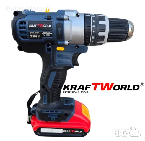 Комплект Ударен Винтоверт KraftWorld – с Всички Необходими Инструменти!, снимка 5 - Винтоверти - 50414471