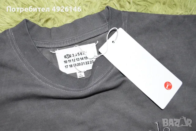 ЧИСТО НОВА! Maison Margiela Faded Logo Cotton T-Shirt, снимка 3 - Тениски - 55753892