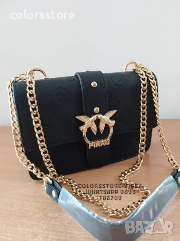 Черна чанта Pink💚-SG55U, снимка 4 - Чанти - 47405910