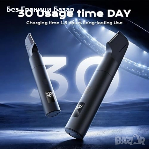 Нов Тример за тяло и интимни зони V-острие водоустойчив за мъже бръснене, снимка 4 - Тримери - 53823957