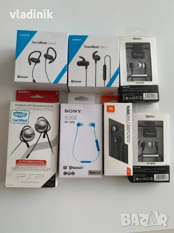 Продавам 7 броя слушалки - 60лв, снимка 1