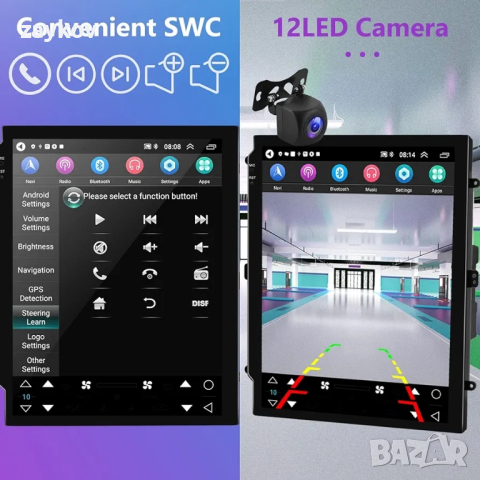 Hodozzy Carplay/Android Автомобилно радио за Buick Excelle/Opel Astra J 2009-2015, 9,7 инча, снимка 2 - Аксесоари и консумативи - 44811382