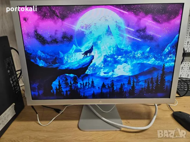 +Гаранция! Монитор Apple Cinema HD Display A1082 23" 1920x1200 WUXGA 16:10, снимка 9 - Монитори - 49196262