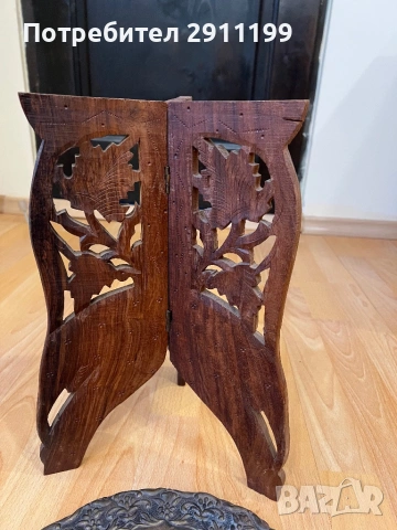 Стара арабска мини маса, снимка 8 - Антикварни и старинни предмети - 53847572