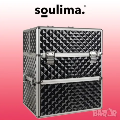 Козметичен куфар за гримове XL / Куфарче за гримове / Гримьорски куфар, снимка 10 - Друго оборудване - 49608586