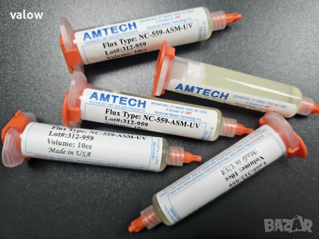 Amtech Nc-559-asm Професионална flux флюс паста за запояване, снимка 2 - Поялници и запояване - 9863671