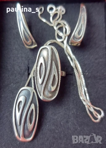 Два различни броя / Дизайнерски сребърен комплект "Crist" и "Nicolas" , снимка 12 - Бижутерийни комплекти - 32504801