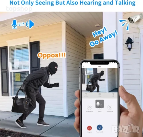 ЧИСТО НОВА с 3TB HDD Hiseeu 5MP 8-канална PoE CCTV СОТ система с 10'' LCD монитор, 4бр. камери..., снимка 3 - Комплекти за видеонаблюдение - 50552507