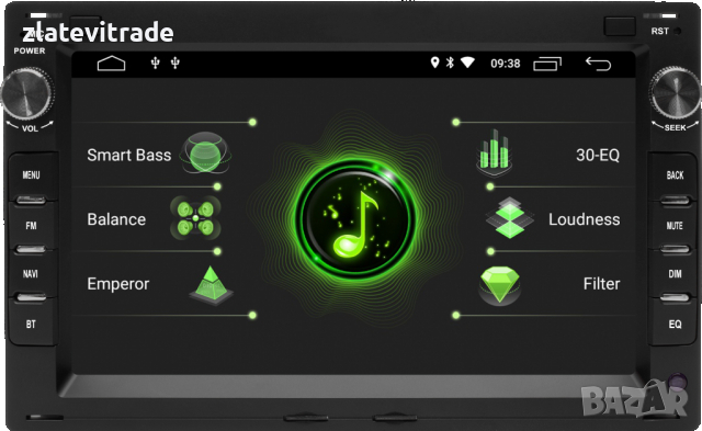 VOLKSWAGEN VW POLO PASSAT 1999-2005 - 7'' Андроид НАВИГАЦИЯ, 9374, снимка 4 - Навигация за кола - 36317985