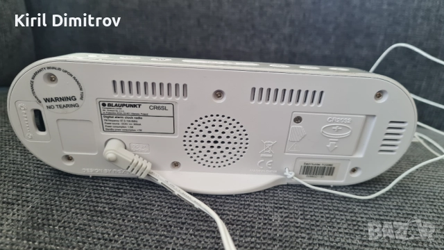 Цифров радио часовник Blaupunkt CR6SL, снимка 3 - Радиокасетофони, транзистори - 52773147