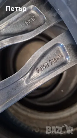 ОРИГИНАЛНИ АЛУМИНИЕВИ ДЖАНТИ ЗА БМВ DOUBLE SPOKE STYLE 373- 5-6 -А СЕРИА 5Х120Х72.6-20 цола, снимка 9 - Гуми и джанти - 56128972