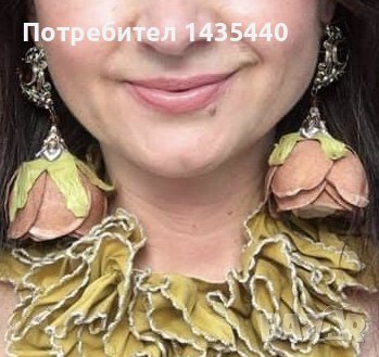 Обеци  от серията “Тайната градина” на дизайнерката Анелия Милчева, снимка 6 - Обеци - 41678185