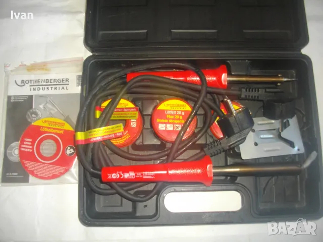 ROTHENBERGER INDUSTRIAL КОМПЛЕКТ 2 БРОЯ ЕЛЕКТРИЧЕСКИ ПОЯЛНИЦИ РОТЕНБЕРГЕР ИНДУСТРИАЛ ВИСОК КЛАС, снимка 2 - Поялници и запояване - 48983088
