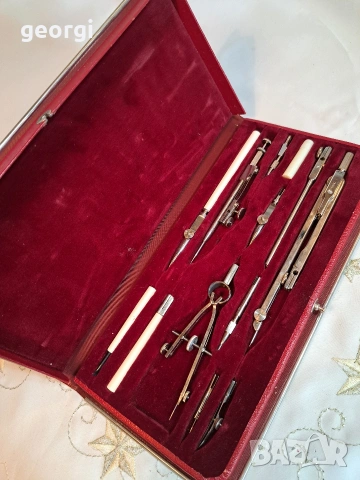 комплект прибори за чертане пергели Maho 33/1, снимка 4 - Други инструменти - 53393745