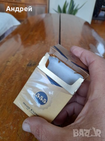 Стара кутия от цигари 555, снимка 3 - Колекции - 42157291