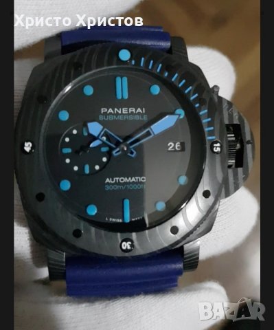 Мъжки луксозен часовник Panerai Submersible, снимка 4 - Мъжки - 41630567
