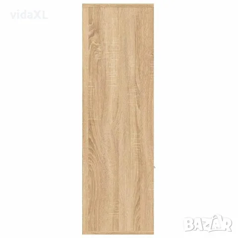 vidaXL Шкаф библиотека, дъб сонома, 98x30x98 см, инженерно дърво, снимка 8 - Етажерки - 56147714