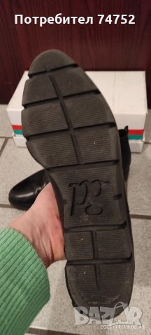 Черни кожени боти, снимка 3 - Дамски боти - 34856128