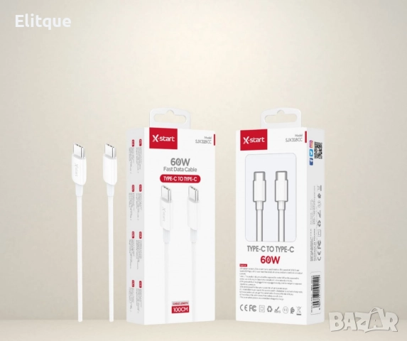 Кабел за бързо зареждане ,USB-C ,SJX318CC, снимка 2 - Кабели и адаптери - 52840135