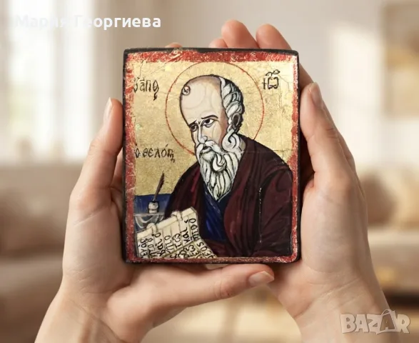  икони 5 бр. Рисувани от мен  , снимка 7 - Икони - 32913222