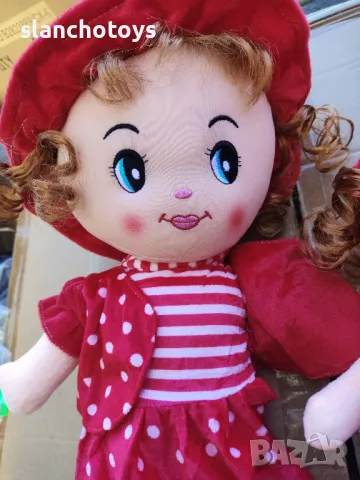 Червен шапчица,плюшена,два размера, снимка 2 - Кукли - 47891368