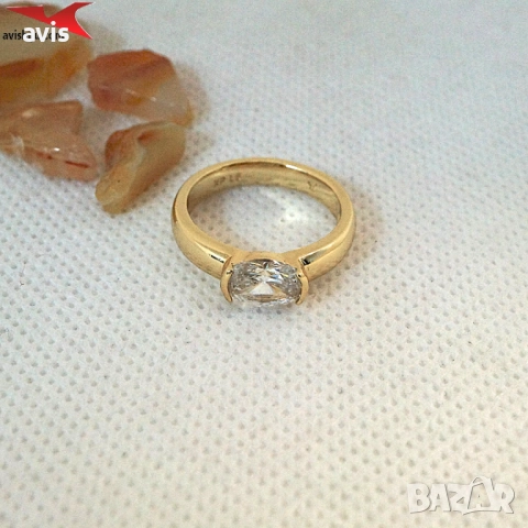 Пръстен с 14К златно покритие 224831