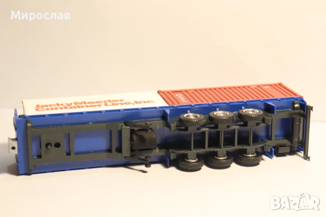 ROSKOPF?? 1:87 H0 РЕМАРКЕ КОНТЕЙНЕР ВЛЕКАЧ МОДЕЛ КАМИОН, снимка 5 - Колекции - 52967239