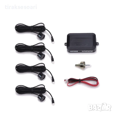 Парктроник за МПС с 4 сензора 1124 и зумер, звуков модул, бипер, снимка 2 - Аксесоари и консумативи - 50463935