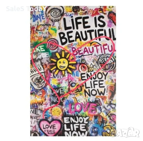 Светеща картина, табела Сърце, Неон, USB, LED, снимка 3 - Картини - 48250257