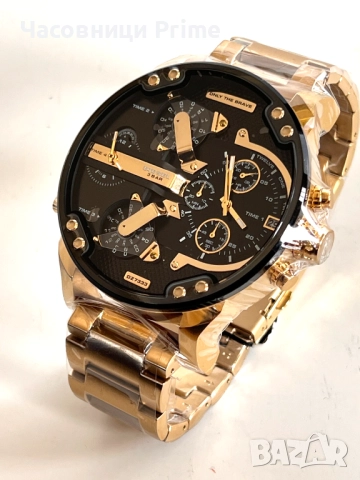 ОРИГИНАЛЕН Diesel Mr. Daddy 2.0 (DZ7333) - Златен, ОГРОМЕН и Чисто НОВ!, снимка 4 - Мъжки - 52851958