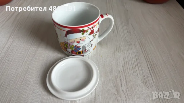 Коледна чаша за чай/кафе, снимка 4 - Чаши - 56349888