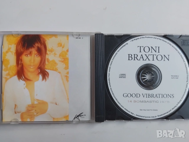 Tony Braxton – Good Vibrations - матричен диск музика, снимка 2 - CD дискове - 53524372