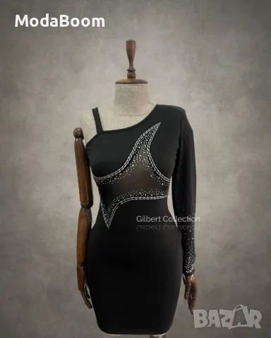 Черна дамска рокля 