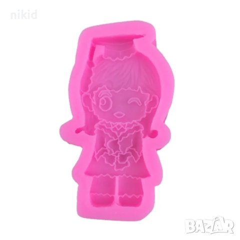 Завършване бал тога абитуриент момче момиче силиконов молд форма фондан декор, снимка 3 - Форми - 40834201