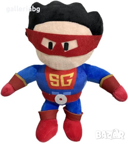 ХИТ! Плюшена играчка на Super Guy от Stumble Guys, снимка 1 - Плюшени играчки - 41453676