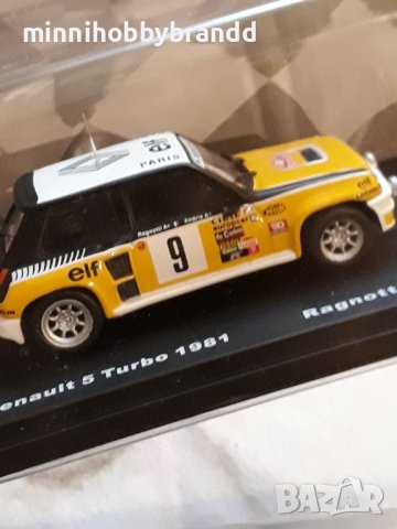 Renault 5 turbo 1981.Rally Monte Carlo. Ragnotti - Andrie.1.43 ixo /Deagostini ., снимка 12 - Колекции - 41967290