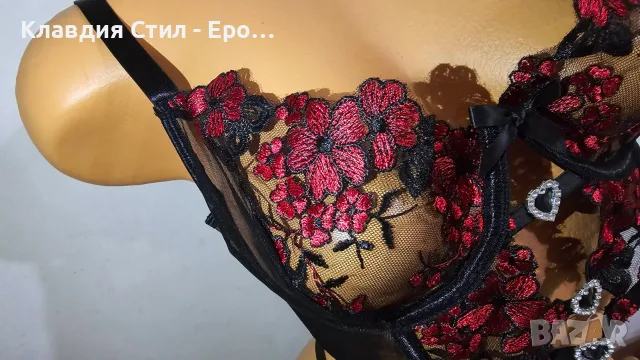 Комплект фино дамско бельо с прекрасна дантела, снимка 5 - Бельо - 55742044